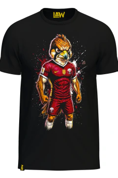 Águila antropomórfica con uniforme de fútbol - 3000