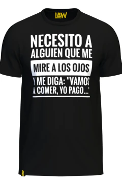 Frase de Comida Graciosa - Texto blanco - 6624