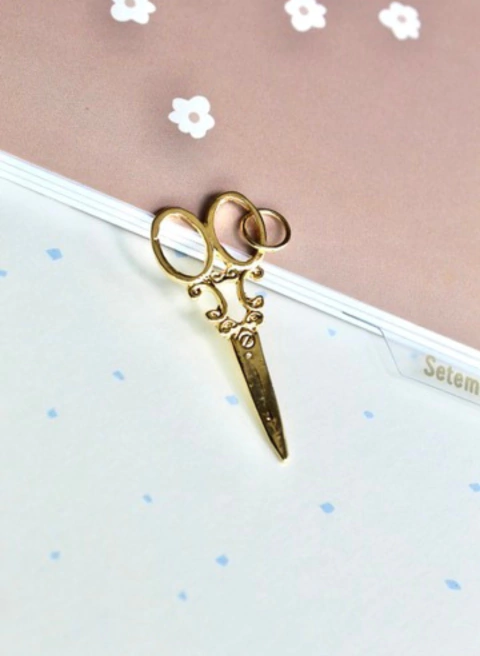 PINGENTE TESOURA - dourada - comprar online