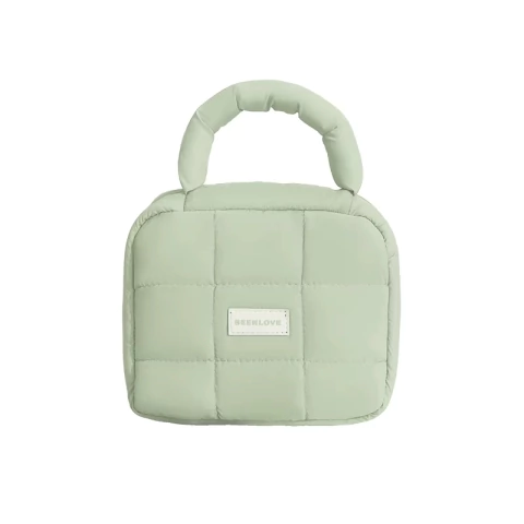 Neceser Puffer Verde - comprar online