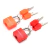 Candado Con Llave X2 Naranja y Rojo