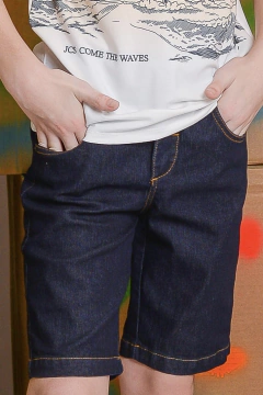 Bermuda 1221115 Jeans Escuro