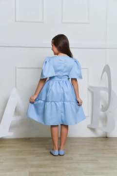 VESTIDO MIDI LISO 2252735 - loja online