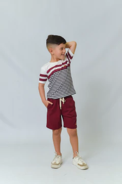 CONJUNTO WINE 1212175 - Jacris Kids | Transformando Sonhos em Moda