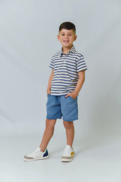 CONJUNTO POLO LISTRADA 1211052 - loja online