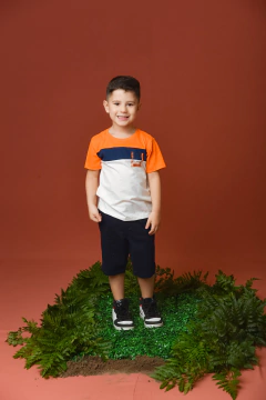 T-shirt Disposição 1263560 Laranja - comprar online