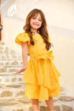 VESTIDO BORDADO 2252739 - Jacris Kids | Transformando Sonhos em Moda