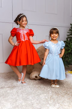 VESTIDO LAÇO BORDADO 2252678 na internet