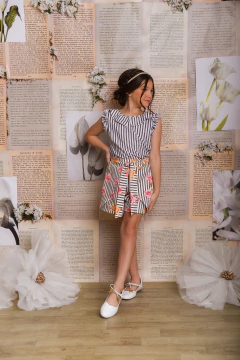 Conjunto Encanto 2212401 Off White - Jacris Kids | Transformando Sonhos em Moda