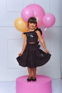 Conjunto Rosa Sublime 2212363 Preto. na internet