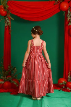 VESTIDO LISTRADO - 2252747 - loja online