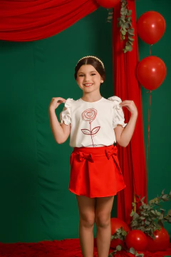 CONJUNTO ROSA - 2212422 - Jacris Kids | Transformando Sonhos em Moda