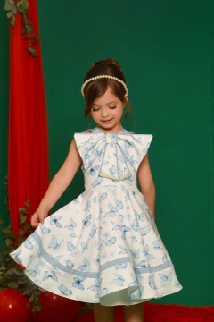 VESTIDO BORBOLETAS - 2252745 - loja online