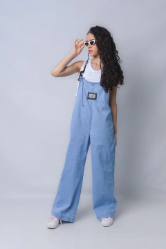 Jardineira Jeans Alça Fina 2251093 Claro. - comprar online