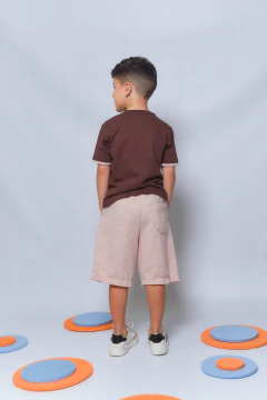 CONJUNTO CHOCOLATE 1213041 - Jacris Kids | Transformando Sonhos em Moda