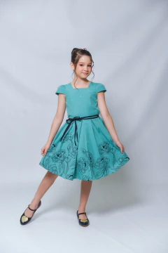 VESTIDO FLORES 2252725 na internet