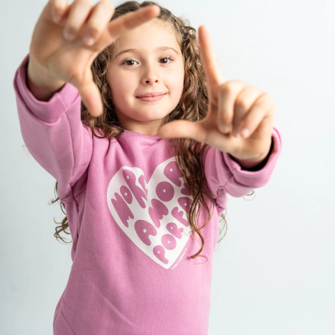 BUZO FRISADO KIDS MORE AMOR - comprar online