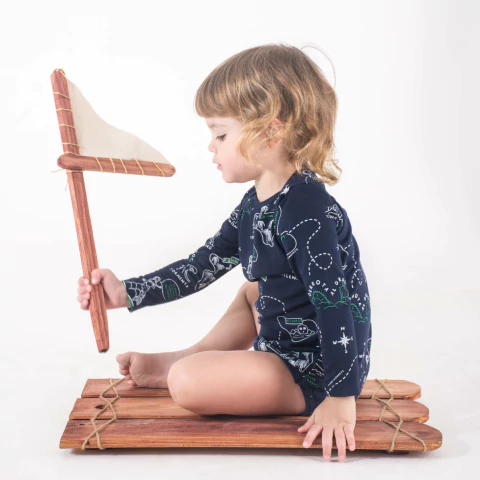 BODY ALGODON PIRATAS AZUL