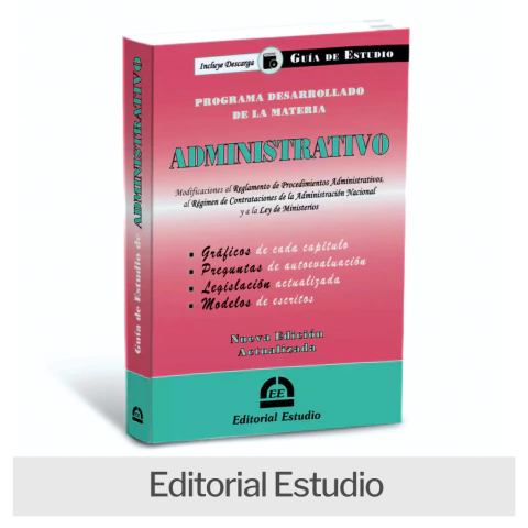 Libro: Guía de Estudio - Administrativo 2021