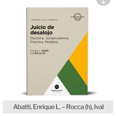 Libro: Juicio de desalojo (teoría y práctica)