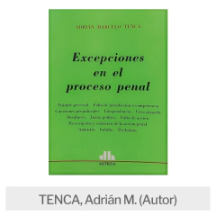 Libro: Excepciones en el proceso penal