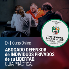 Curso Online: Abogado defensor de individuos privados de su libertad. Guía práctica