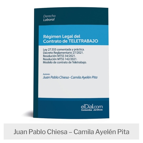 Libro: Régimen Legal del Contrato de Teletrabajo
