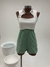 Conjunto Cropped e short listras - comprar online