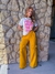 CONJUNTO BLUSA DETALHE PINTURA E CALÇA