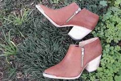 Botas Texanas Cuero Marrón Taco Madera Quica Argentum