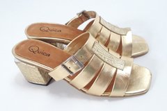 Zuecos Sandalias Mules Divinas Taco Suspendido Quica Palmas