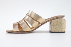 Zuecos Sandalias Mules Divinas Taco Suspendido Quica Palmas - tienda online