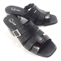 Zuecos Sandalias Mules Divinas Taco Suspendido Quica Palmas