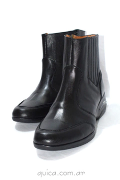 Botas Botinetas Cuero Negro Urbanas Quica Arroyos - tienda online
