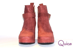 Botas Mujer Taco Trapecio Tendencia Quica Galatea