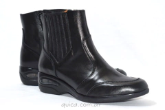 Botas Botinetas Cuero Negro Urbanas Quica Arroyos - comprar online