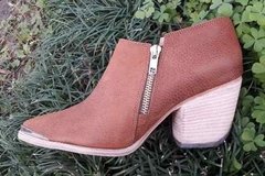 Botas Texanas Cuero Marrón Taco Madera Quica Argentum - comprar online