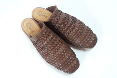 Mules Mujer Trend Chatas Flats Tejidas Cuero Quica Catamarca - comprar online