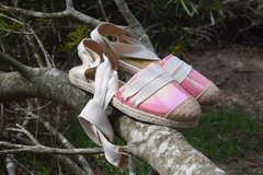 Espadrilles Alpargatas Sandalias Planas Zapatillas Gabardina Yute Quica Malvina - comprar online