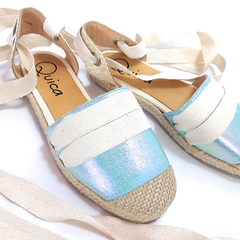 Espadrilles Alpargatas Sandalias Planas Zapatillas Gabardina Yute Quica Malvina - comprar online