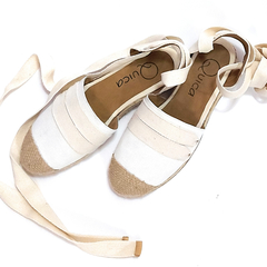 Espadrilles Alpargatas Sandalias Planas Zapatillas Gabardina Yute Quica Malvina - Quica