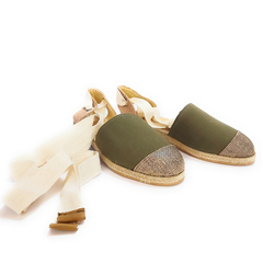 Espadrilles Alpargatas Sandalias Planas Zapatillas Gabardina Yute Quica Malvina - comprar online