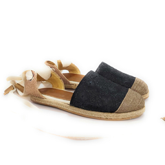 Espadrilles Alpargatas Sandalias Planas Zapatillas Gabardina Yute Quica Malvina - comprar online