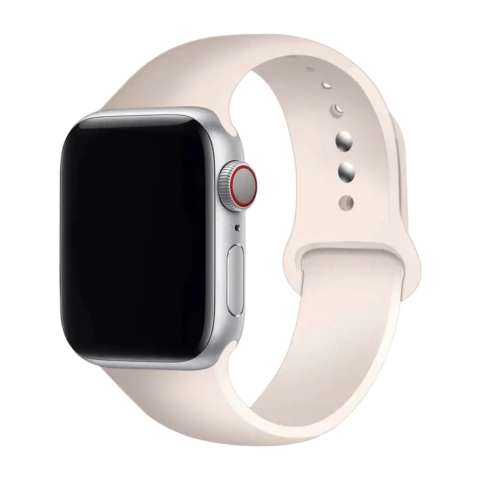 Pulseira Silicone básica Rosa Nude