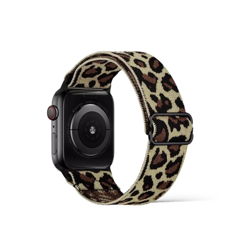 Pulseira Elástico Onça bege claro