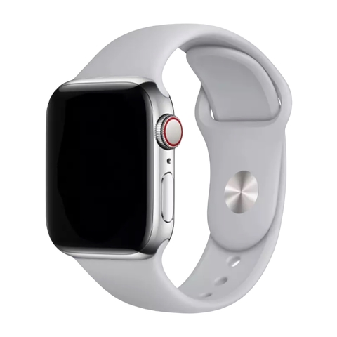Pulseira Silicone básica Cinza