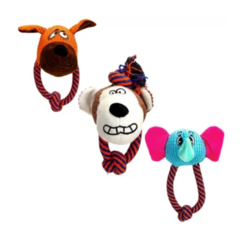 Cabeza Animales Soga | Peluche