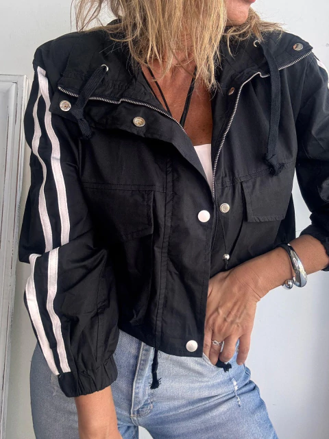 Camperita Premium Gabardina con Tiras Cierres Metalicos - comprar online