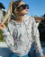 Campera Importada Engomada Florcitas Rosas y Moños