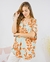 Camisola "Michelle" - Fibrana Con Botones Estampada Flores